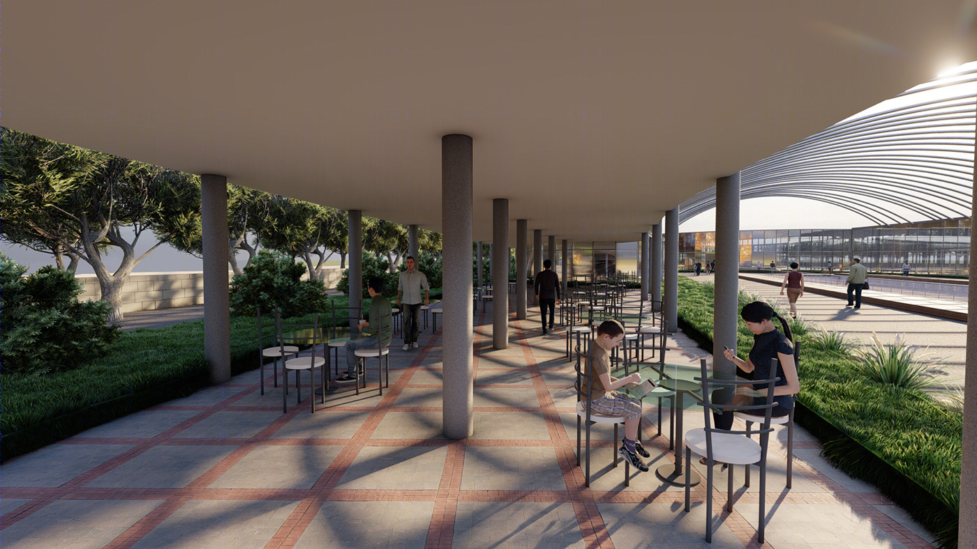 农业建筑温室鱼塘一体化设计-9