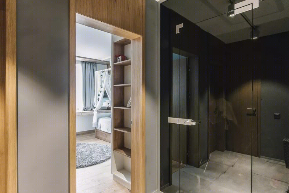 乌克兰 105 平米“木与灰”住宅设计-20