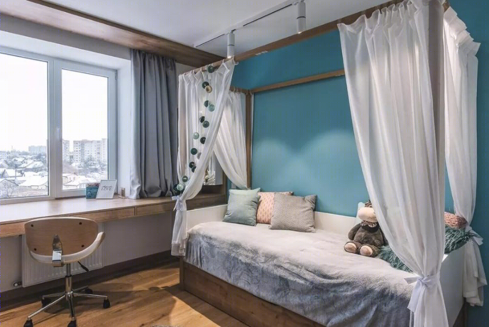 乌克兰 105 平米“木与灰”住宅设计-23