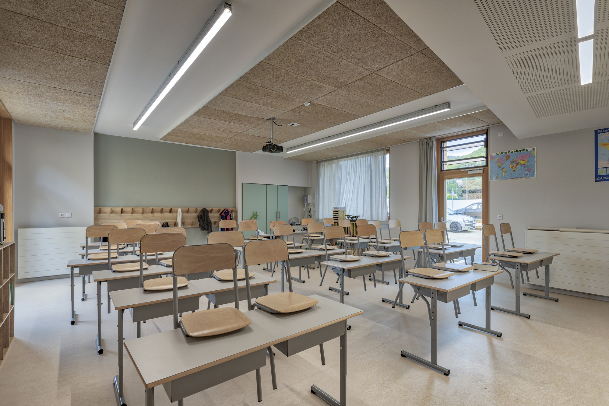 法国 Cuges-les-Pins 的 Molina 学校扩建与翻新-22