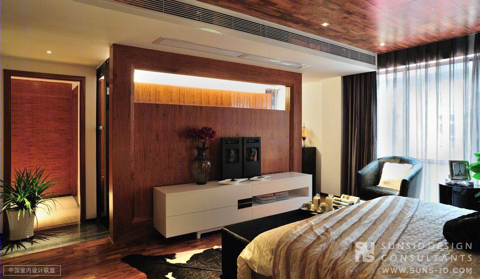 皇庭玺园 B4 别墅样板房 | 尚石设计的现代奢华典范-10