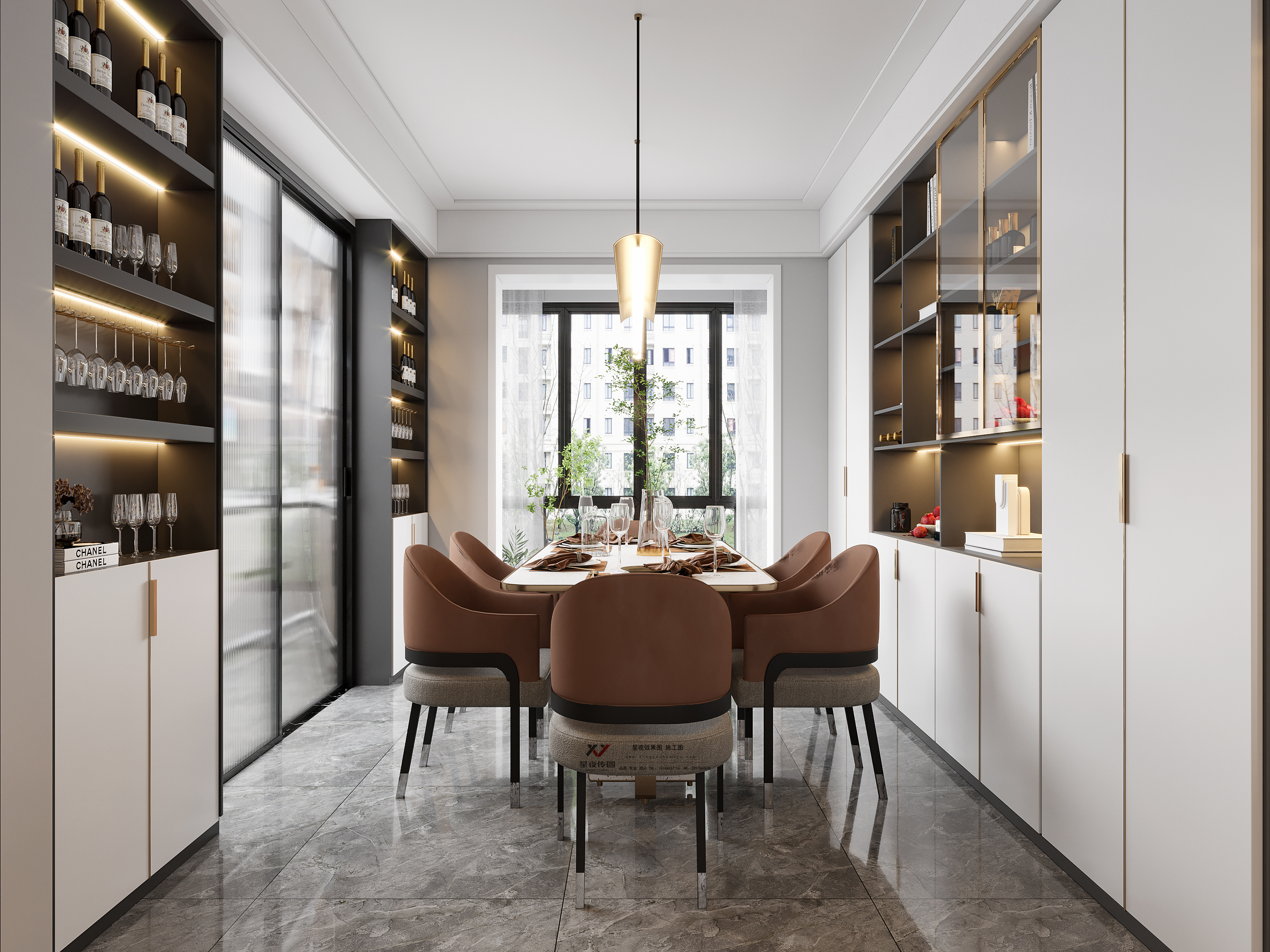 现代轻奢平层设计-7