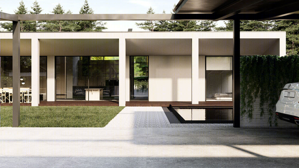 DniproContre House 现代简约别墅设计丨乌克兰丨S.Hotvianskyi 团队-3