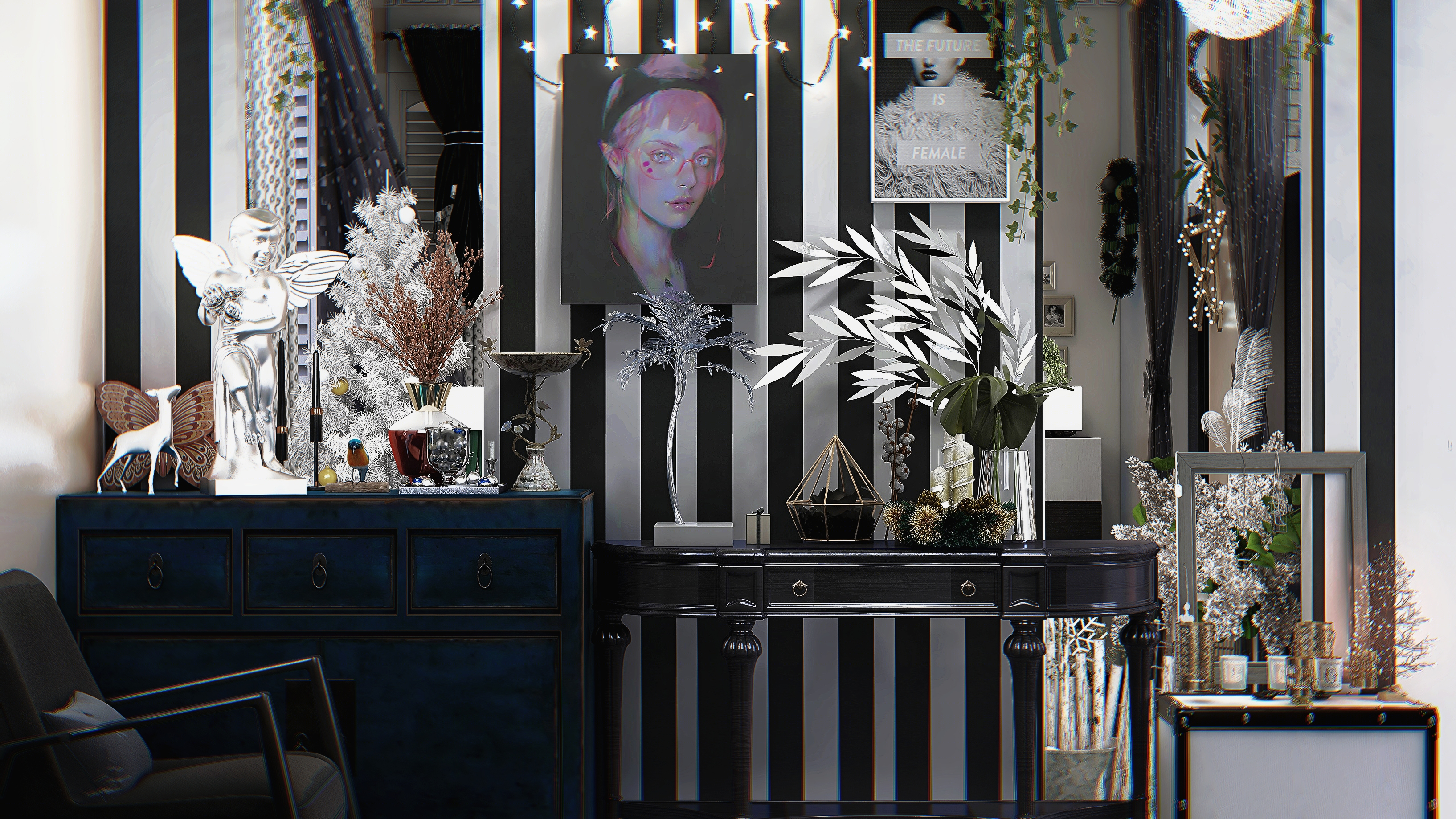 私人圣诞 | 小众颜色打造独特氛围-27