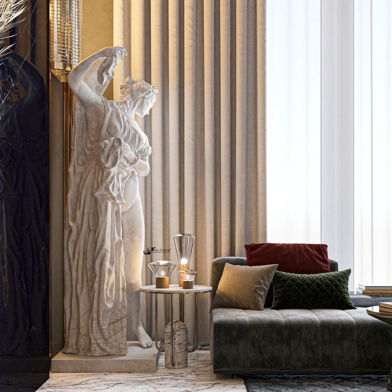 Nada Shehab 打造轻奢质感空间-10