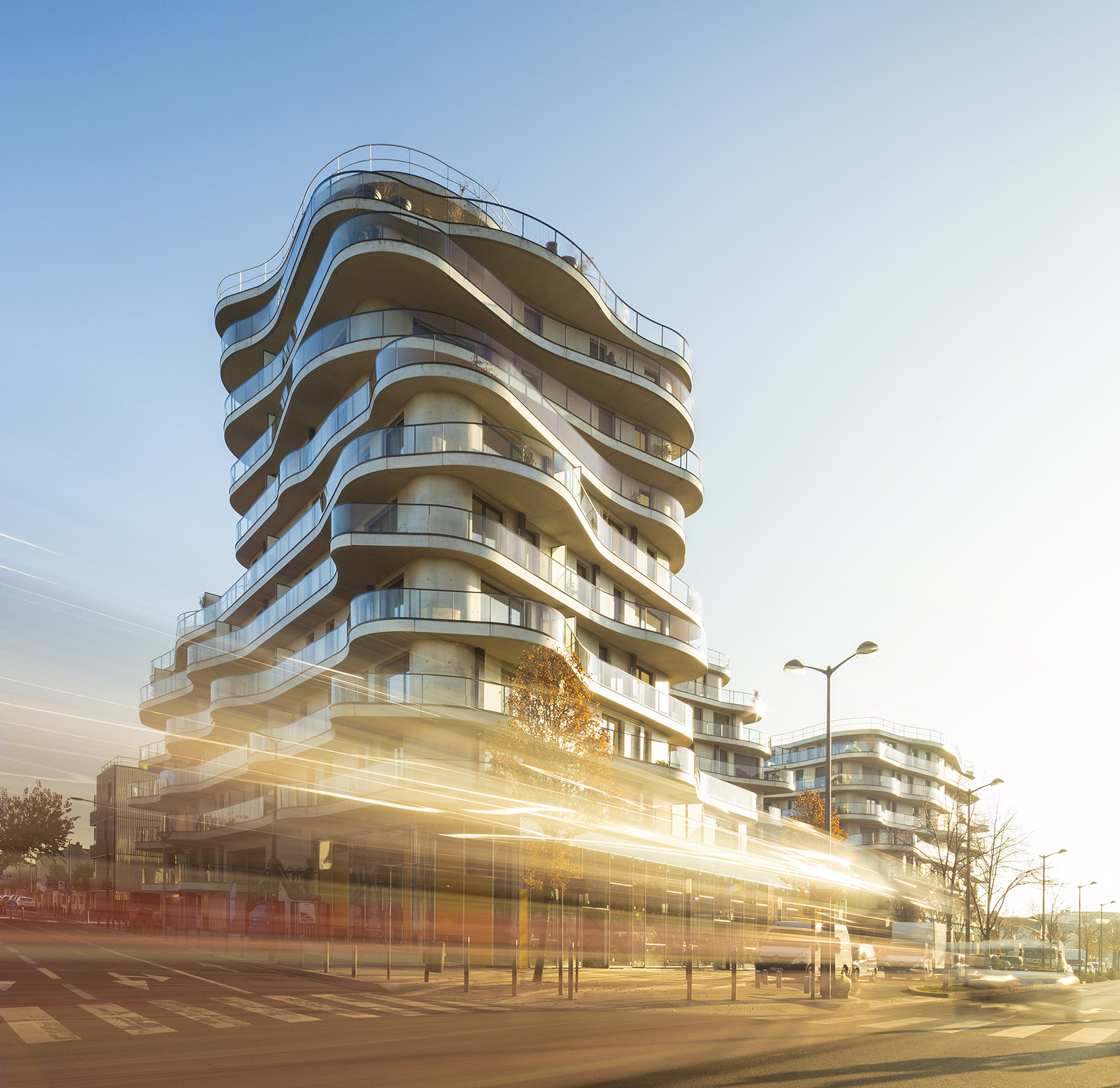 Courbes 公寓楼丨德国科隆丨Christophe Rousselle Architecte-3