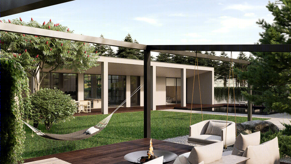 DniproContre House 现代简约别墅设计丨乌克兰丨S.Hotvianskyi 团队-6