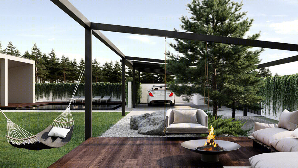 DniproContre House 现代简约别墅设计丨乌克兰丨S.Hotvianskyi 团队-5