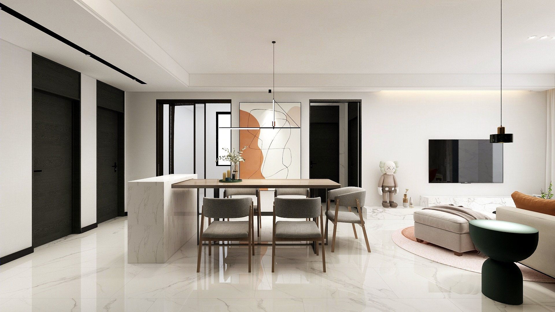 小户型长客厅                     -2