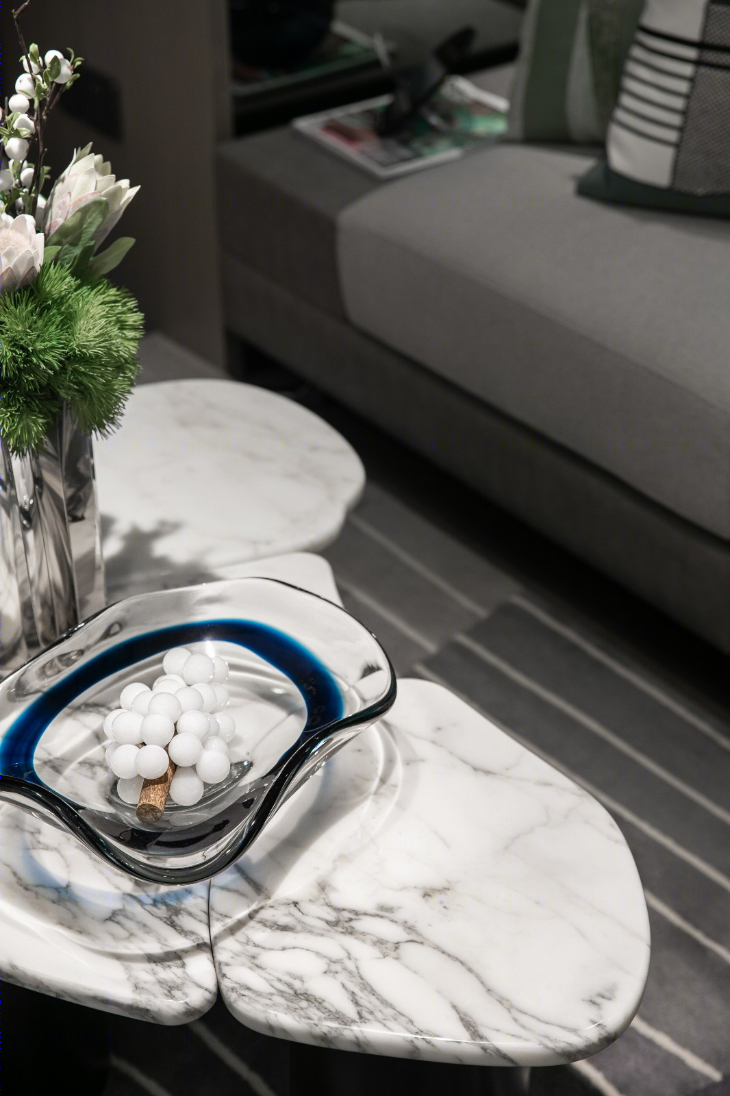 Tiffany 蓝主题 LOFT 公寓丨纱纱优家空间设计-10