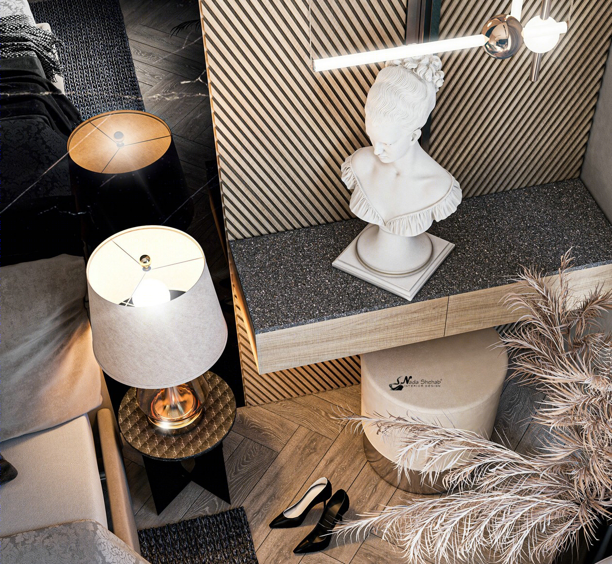 Nada Shehab 打造轻奢质感空间-15