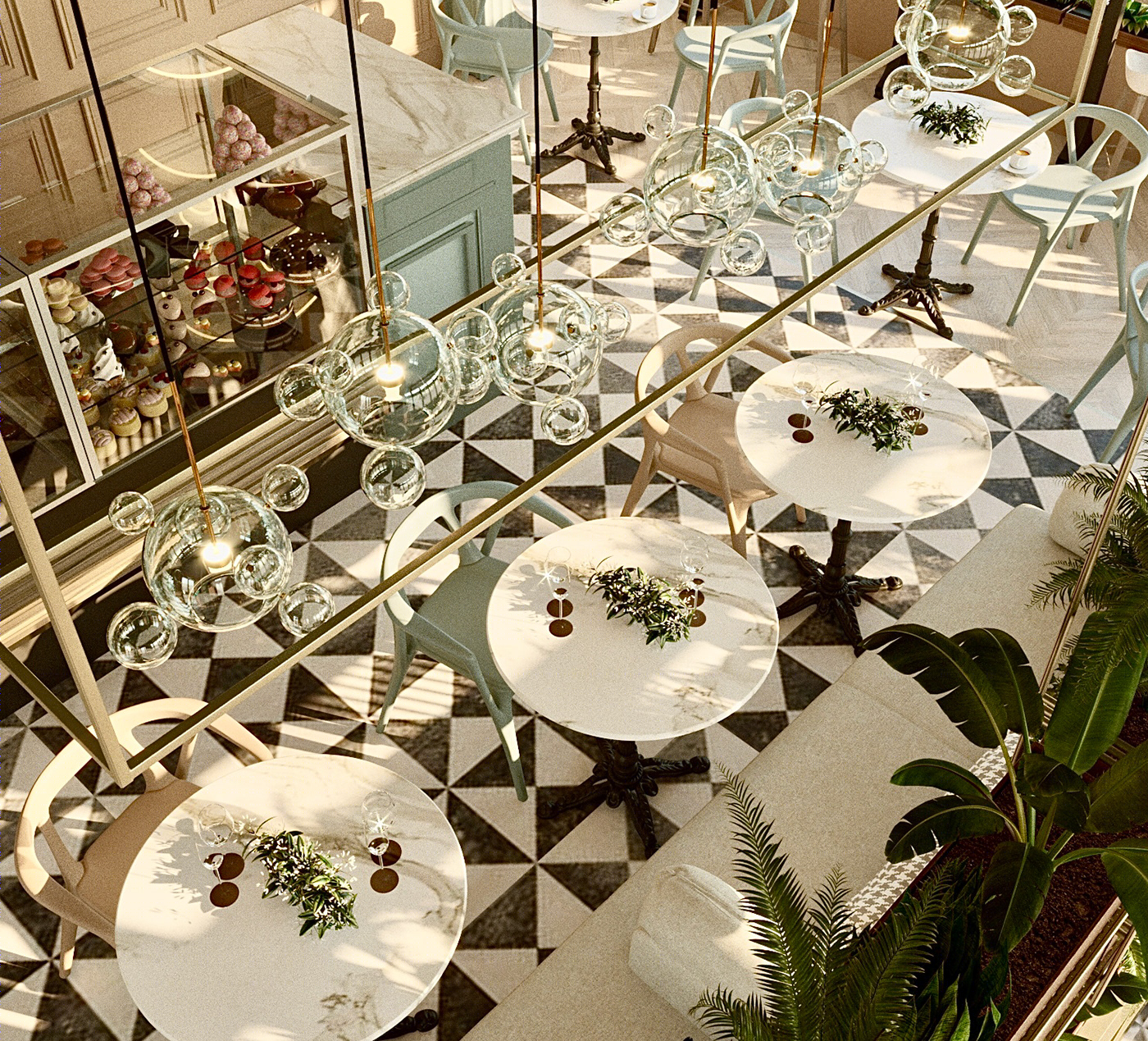 Anastasiya Gushchina丨西餐厅丨Interior design, restaurant design, design studio-5