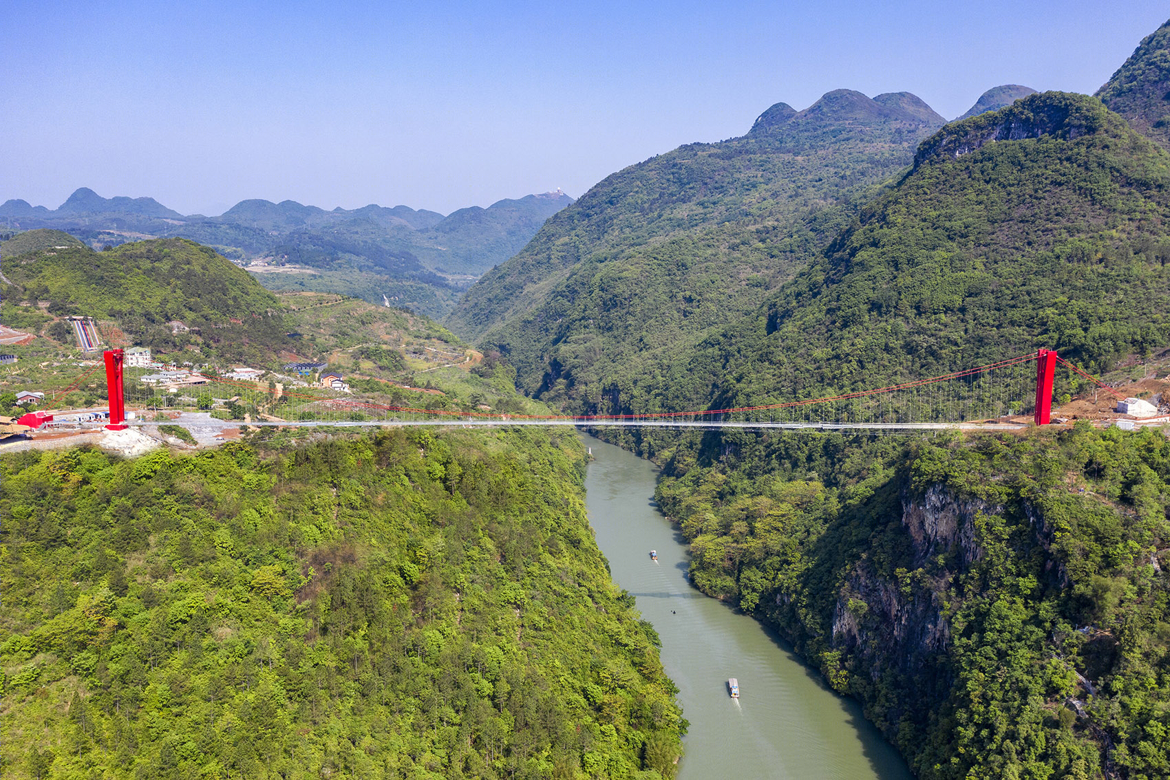 湟川三峡擎天玻璃桥丨中国清远-10