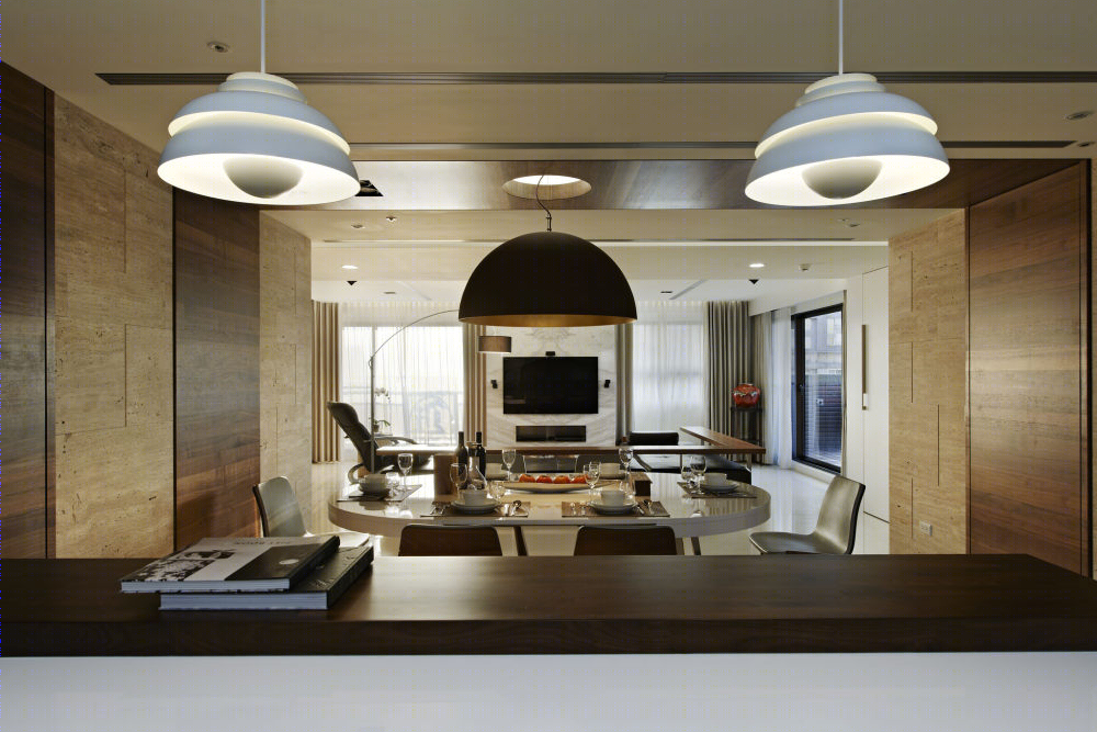 新台市金融业者豪华顶层公寓室内设计-9