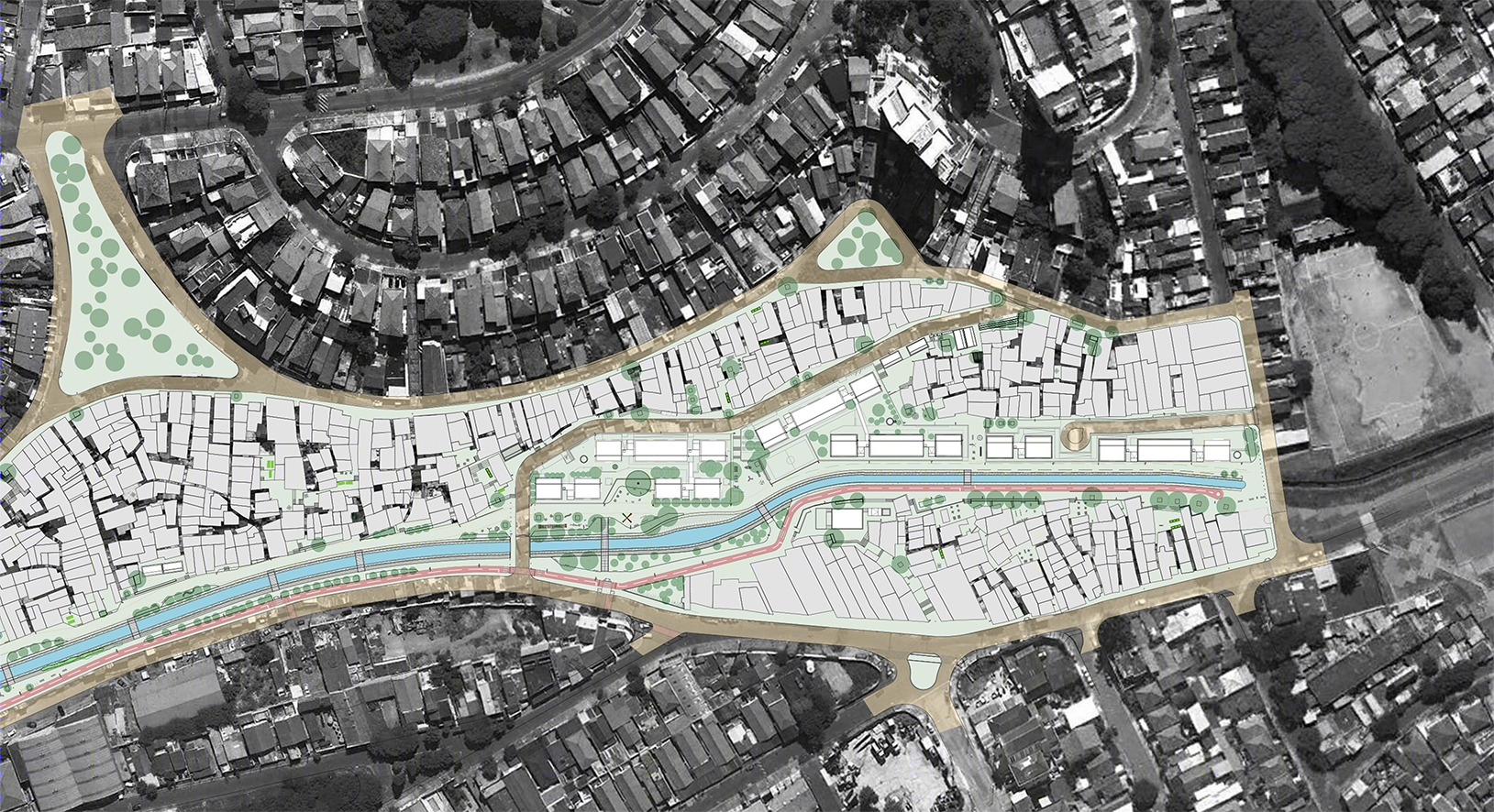 巴西 Sapé社区重建 | 公共空间与住宅融合的城市设计-55