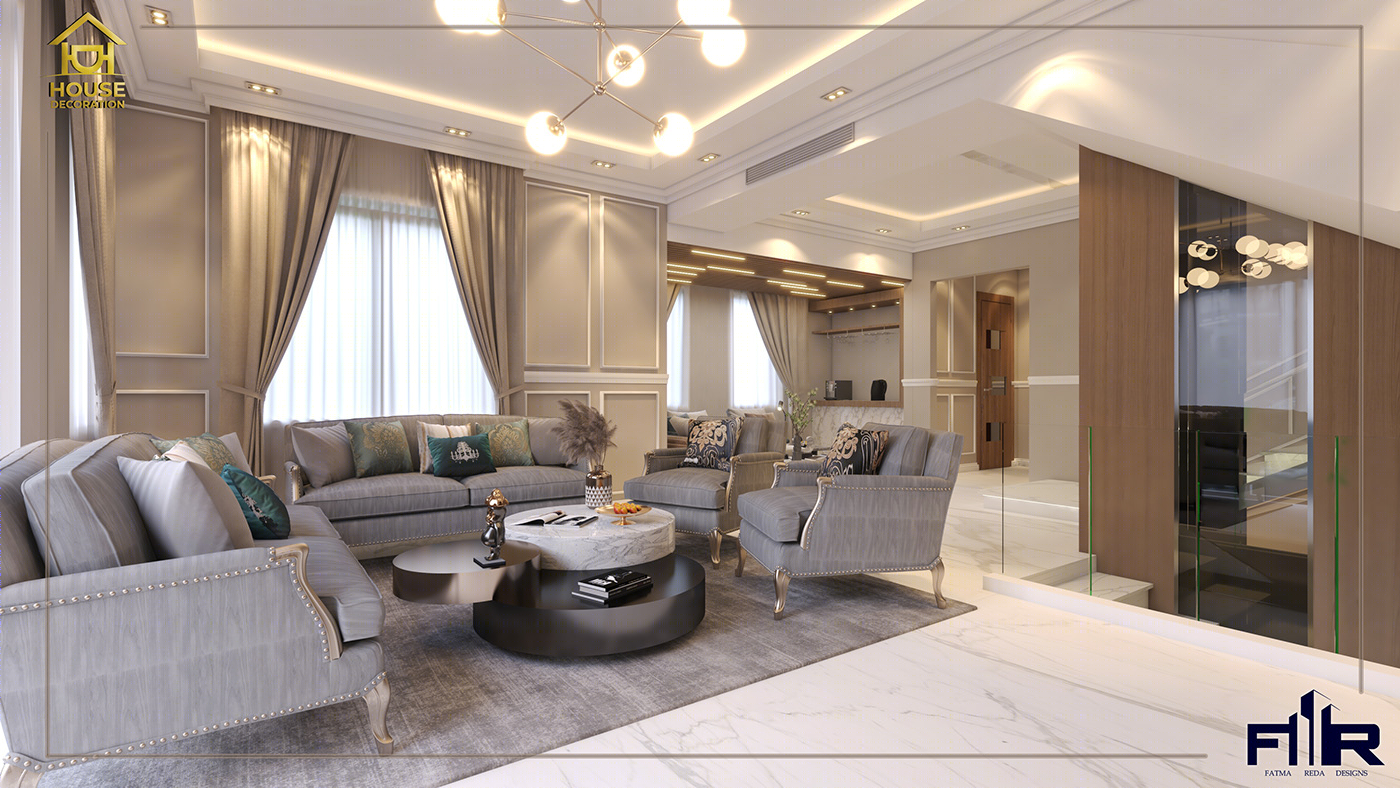 Anastasiya Gushchina丨别墅丨NEO CLASSIC VILLA RECEPTION-8
