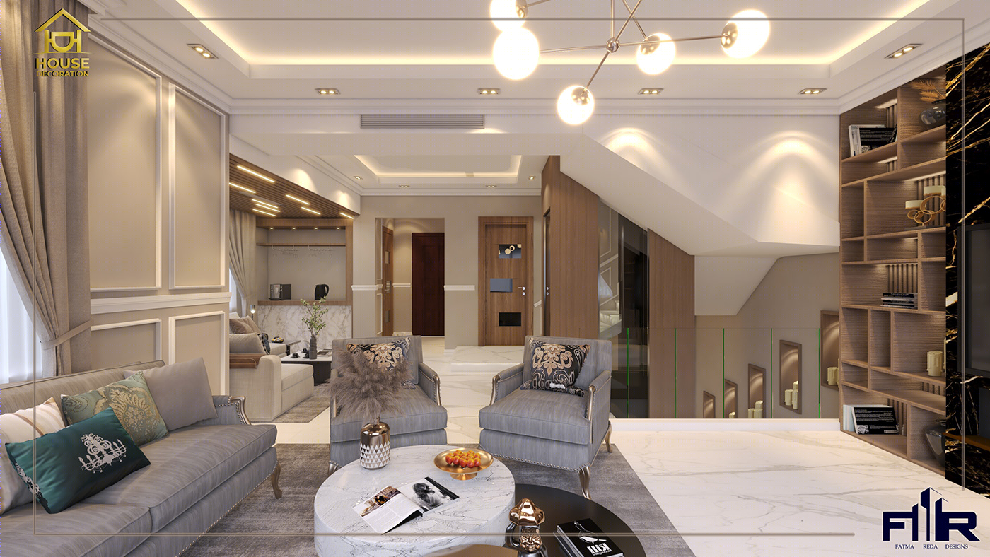 Anastasiya Gushchina丨别墅丨NEO CLASSIC VILLA RECEPTION-7