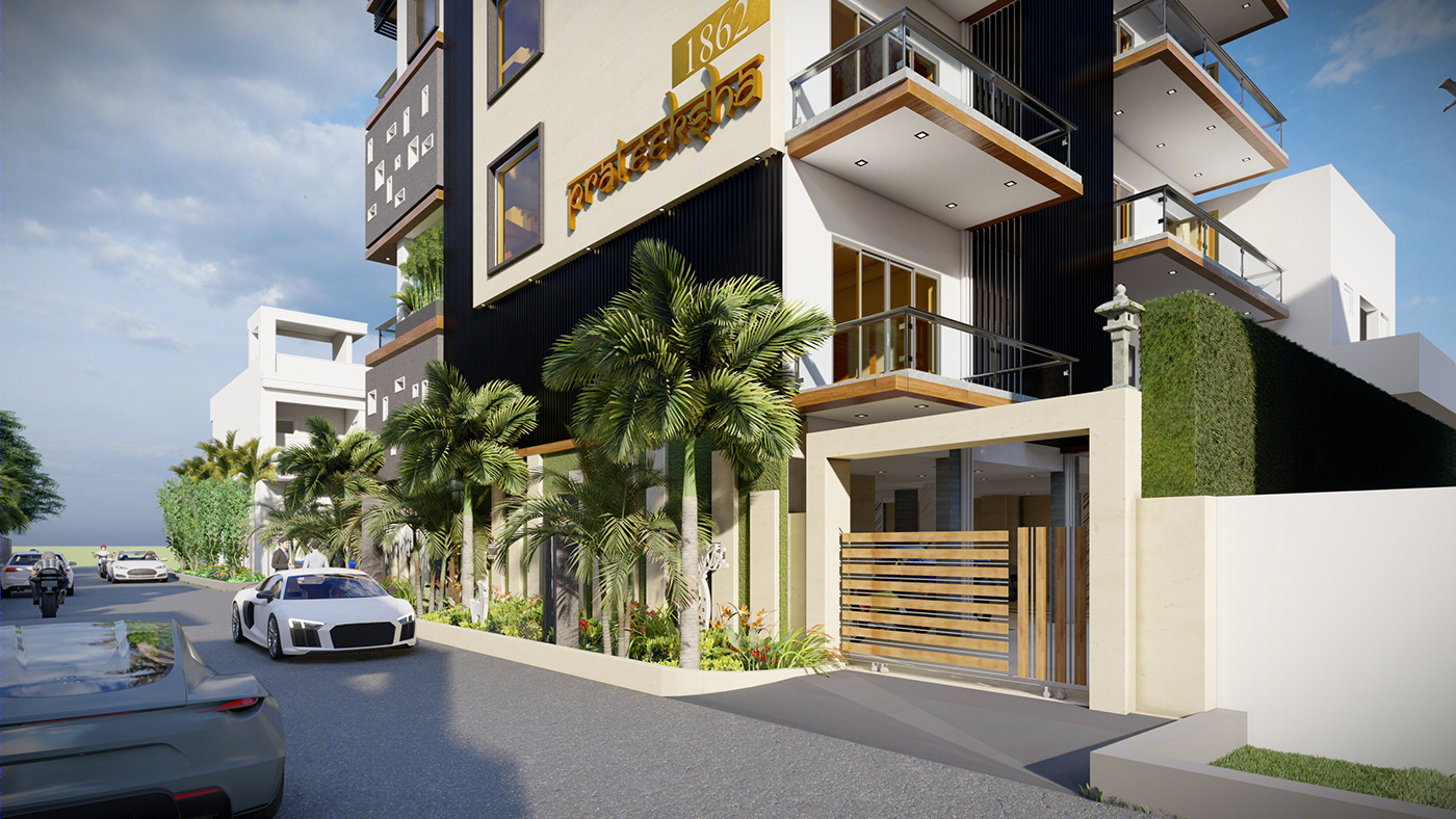 Anastasiya Gushchina丨公寓建筑丨Apartment building design-1
