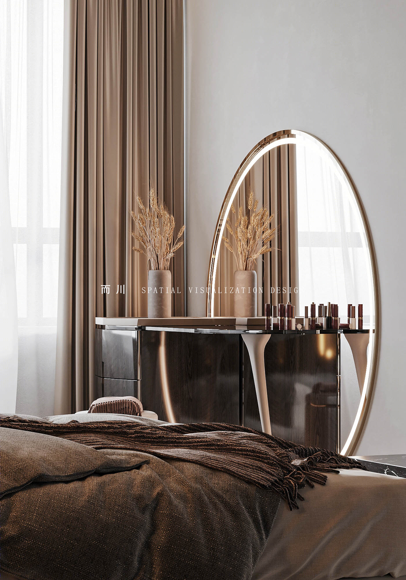 现代别墅设计典范丨而川空间可视化工作室-28