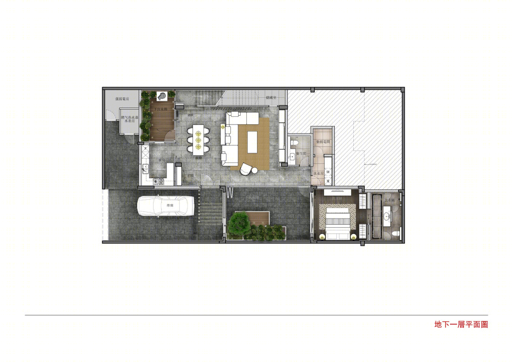 梁志天 | 三亚凯华海棠湾海棠之星住宅项目A型别墅 | 室内外深化设计方案+效果图+建筑施工图+模型 |-10