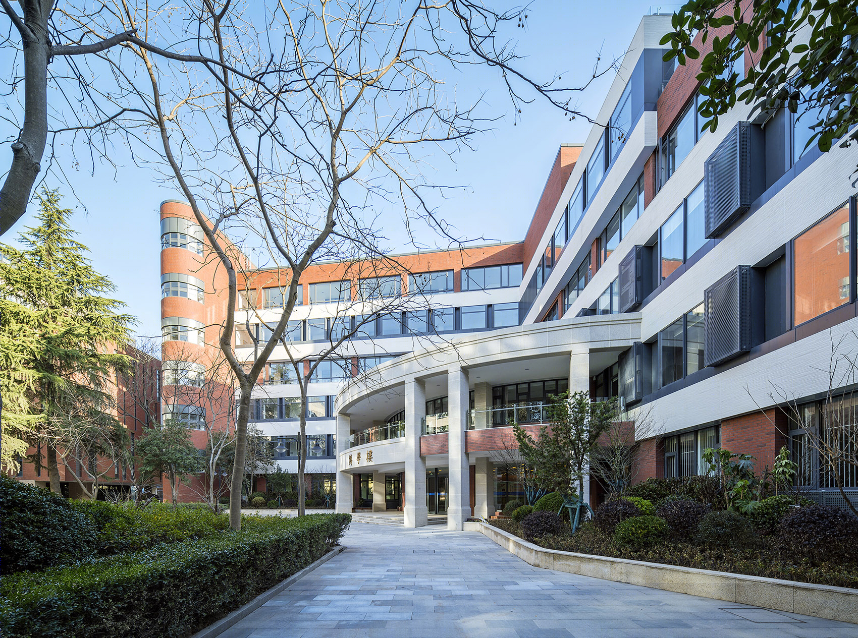 复旦大学附属中学博学楼外立面改造设计服务项目丨中国杨浦丨上海华都建筑规划设计有限公司(HDD)-8