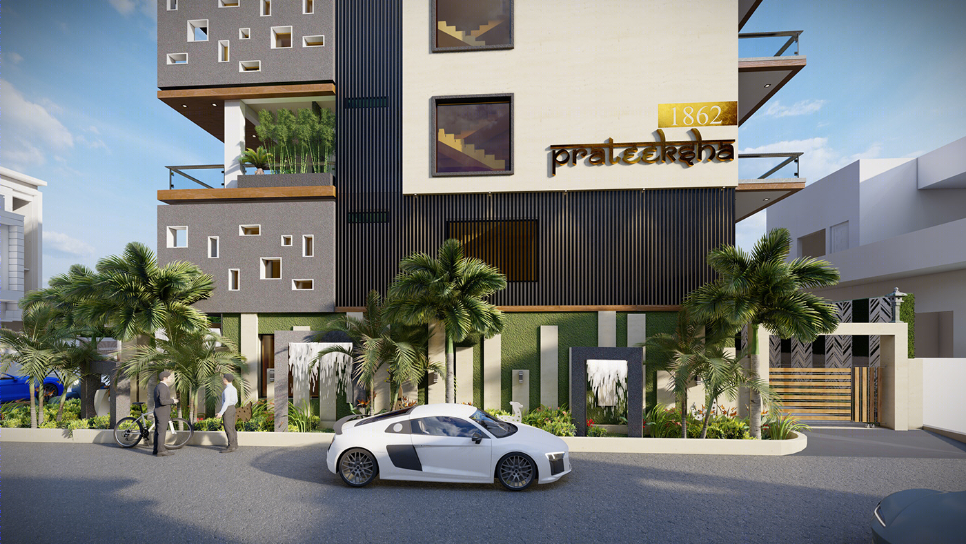 Anastasiya Gushchina丨公寓建筑丨Apartment building design-2
