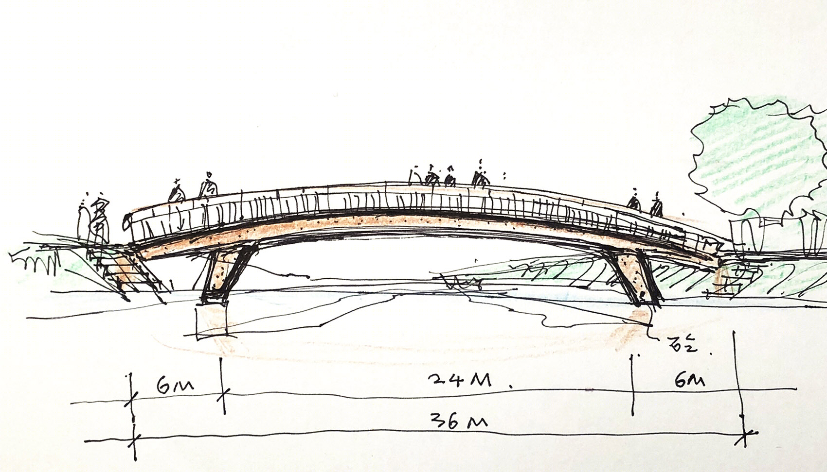 玉华村人行桥 | 针灸式设计激活乡村空间-24
