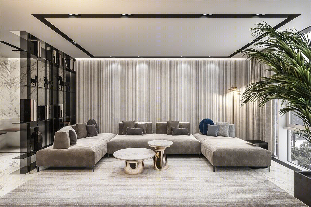 乌克兰设计师 Ivan Honcharenko 的现代高级灰空间艺术-49