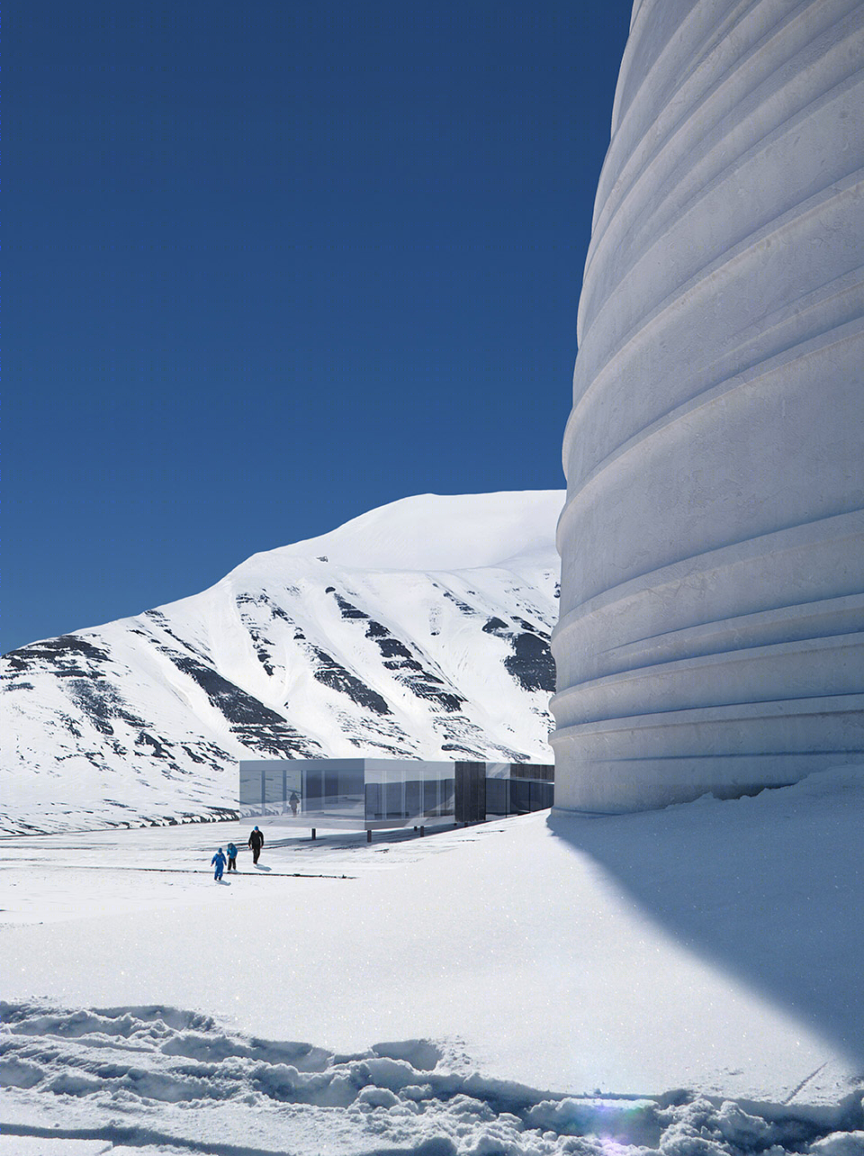 极地之弧 · Snøhetta 设计的斯瓦尔巴特群岛游客中心-11