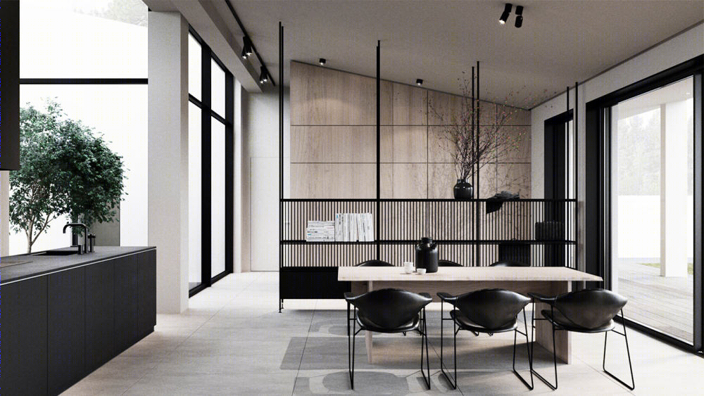 DniproContre House 现代简约别墅设计丨乌克兰丨S.Hotvianskyi 团队-12