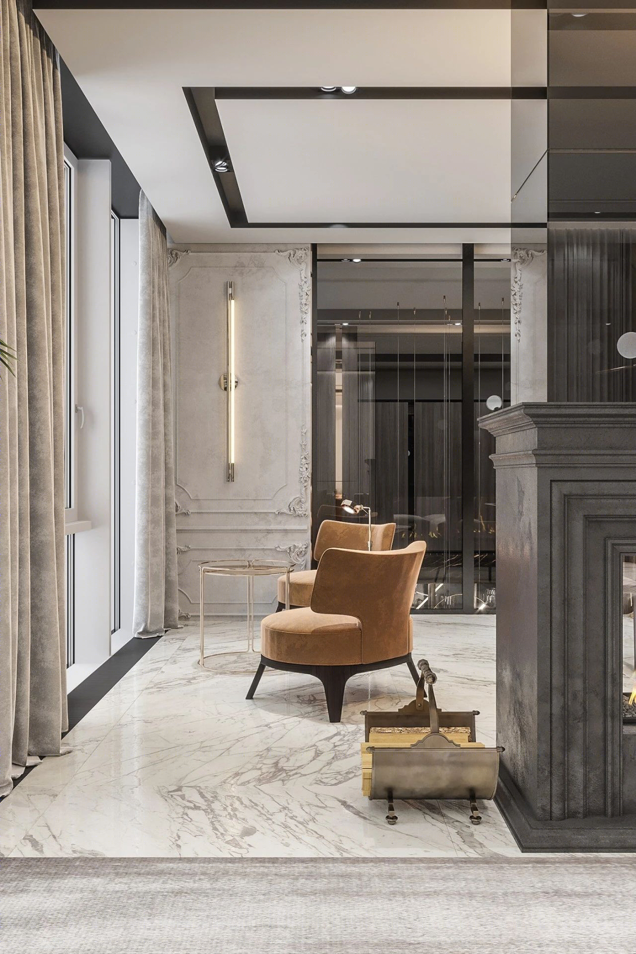 乌克兰设计师 Ivan Honcharenko 的现代高级灰空间艺术-50