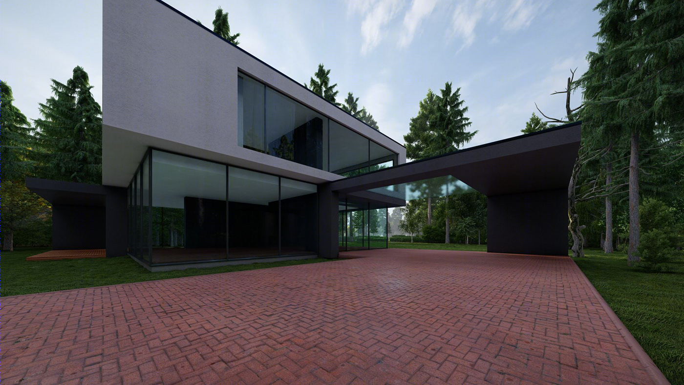 现代别墅外观设计-5