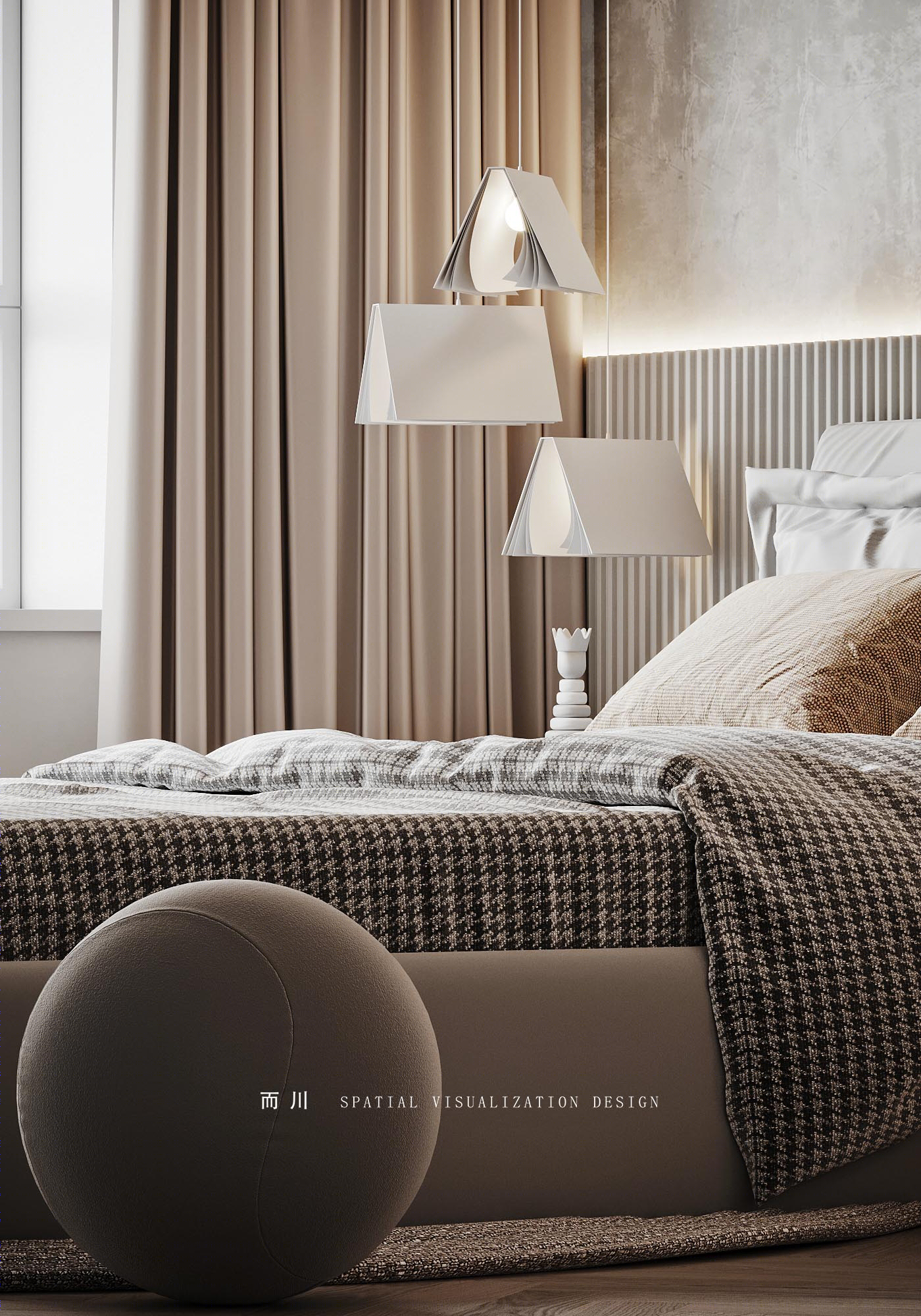 现代别墅设计典范丨而川空间可视化工作室-30