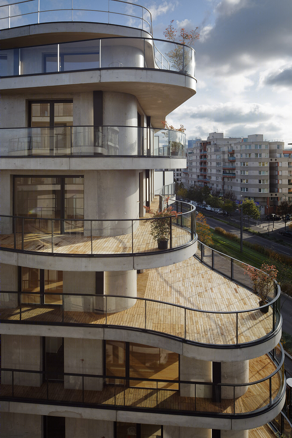 Courbes 公寓楼丨德国科隆丨Christophe Rousselle Architecte-17