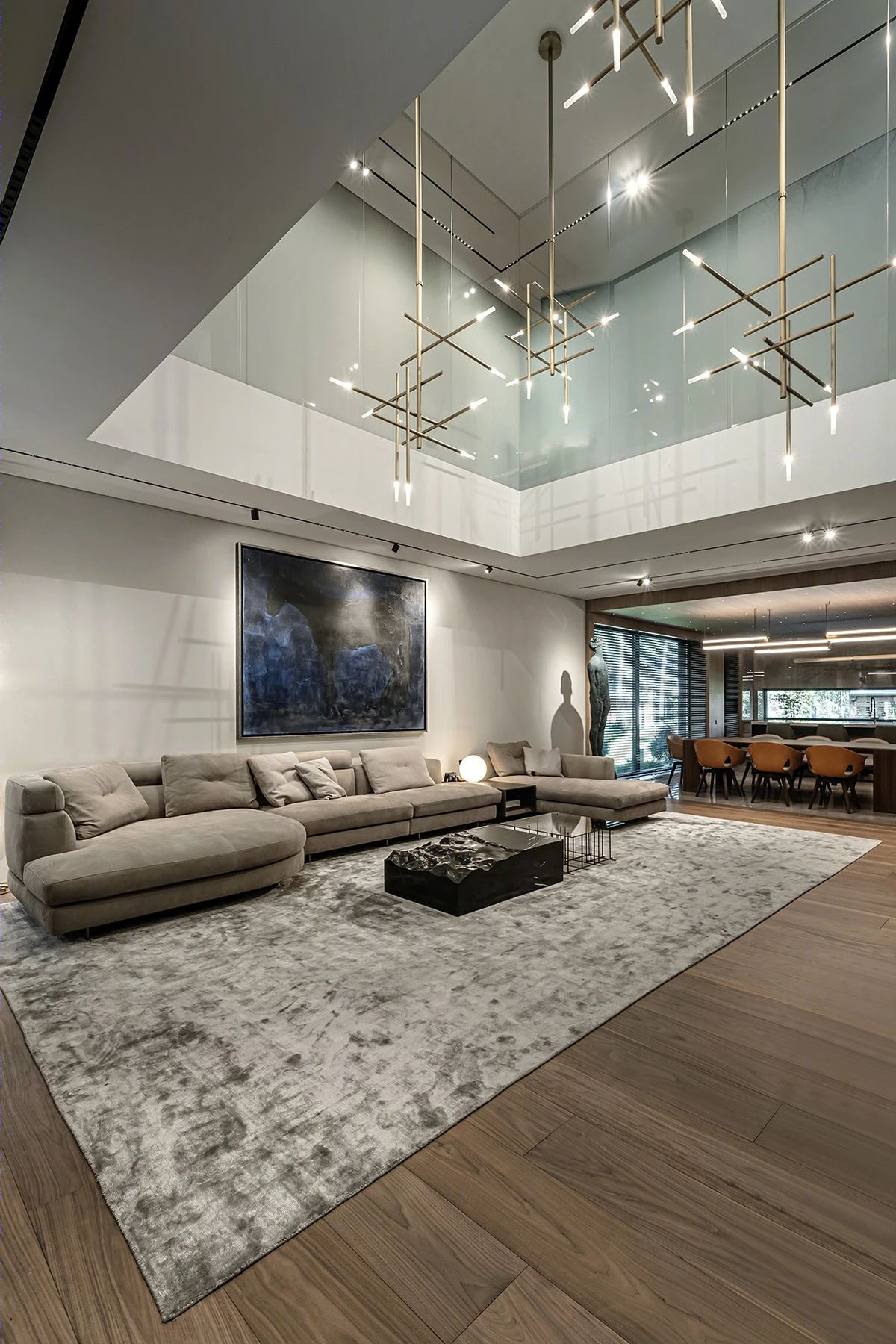 YODEZEEN Architects 打造 450㎡轻奢大宅,高级感十足-7