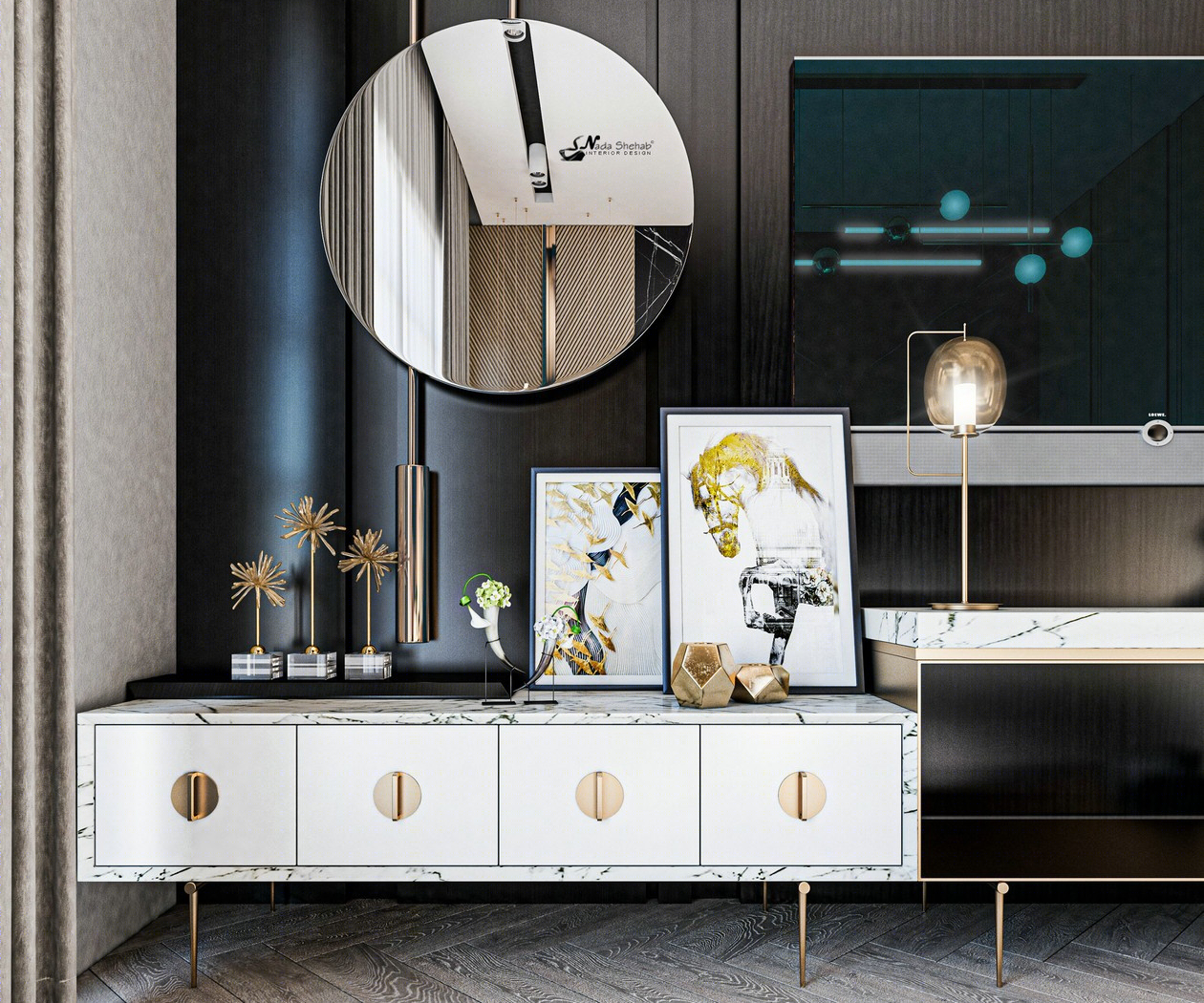 Nada Shehab 打造轻奢质感空间-17