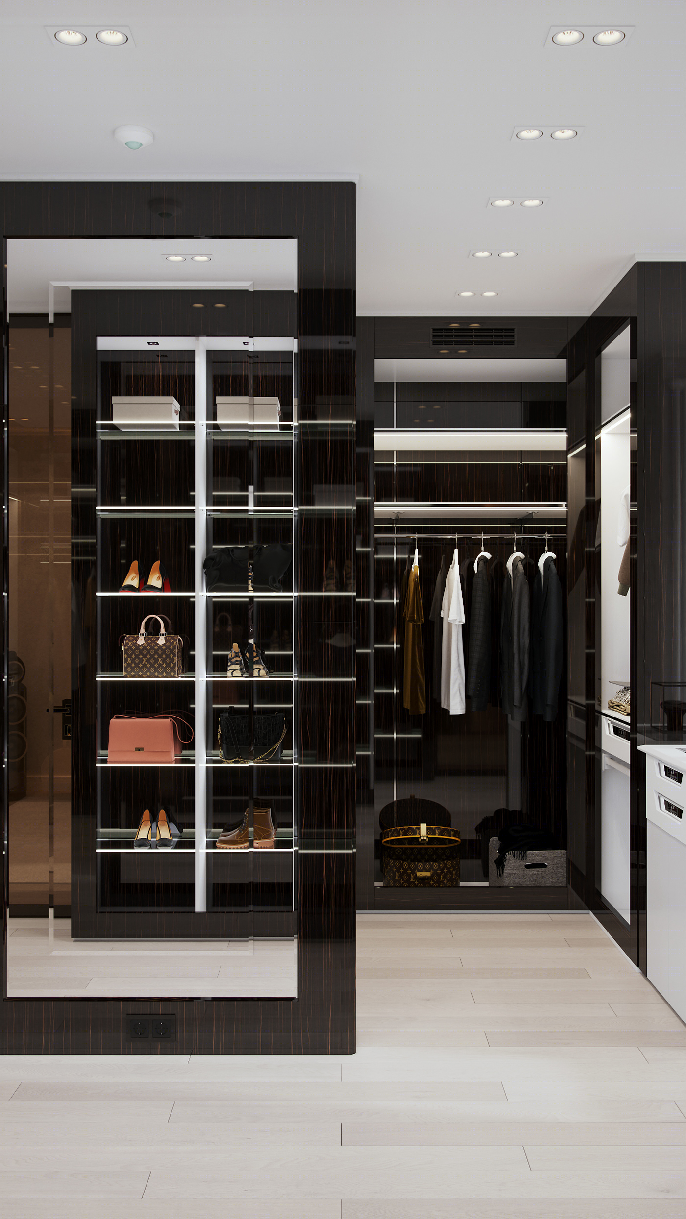 Anastasiya Gushchina丨平层丨bedroom in a classic style-7
