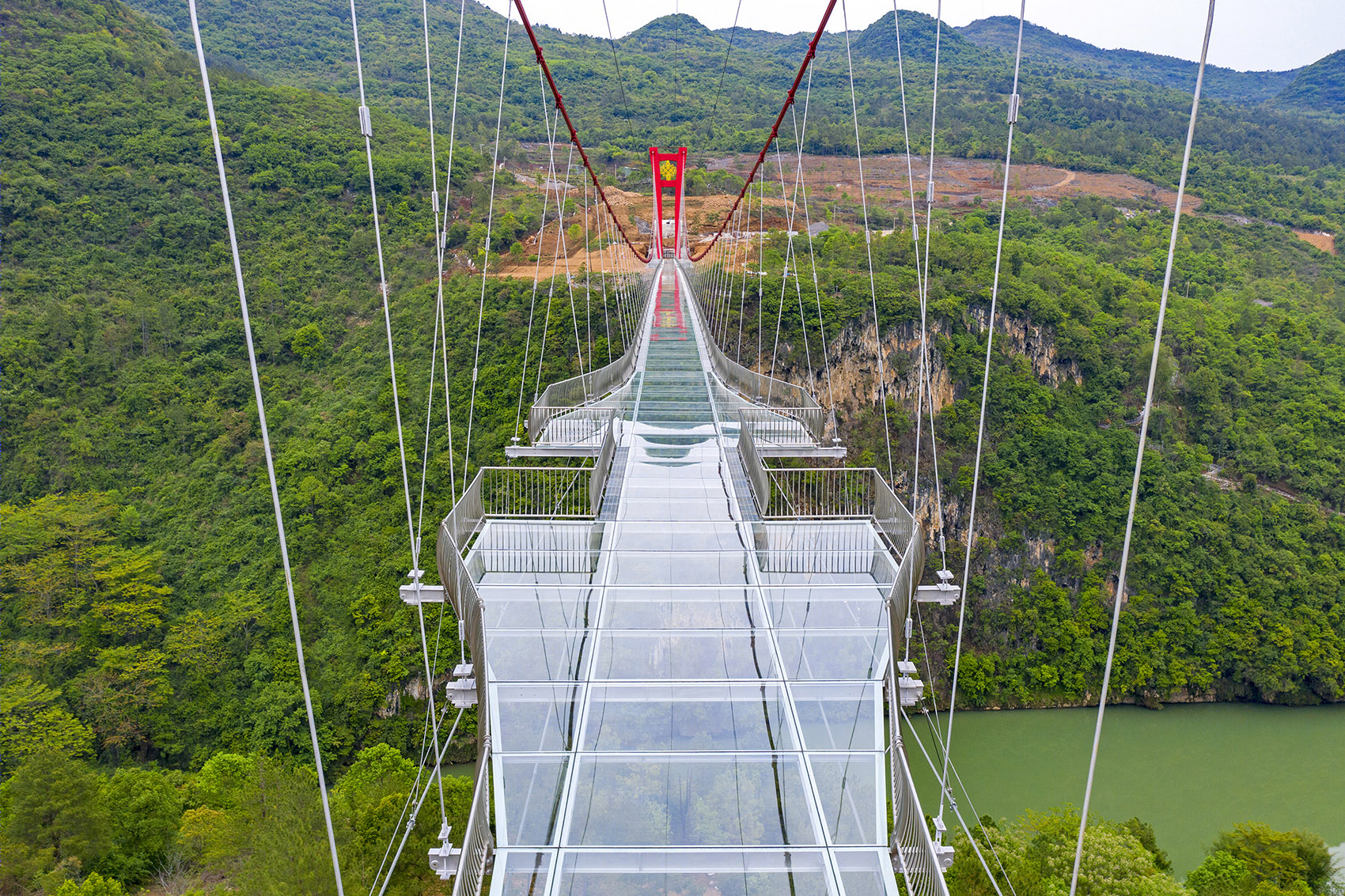 湟川三峡擎天玻璃桥丨中国清远-20