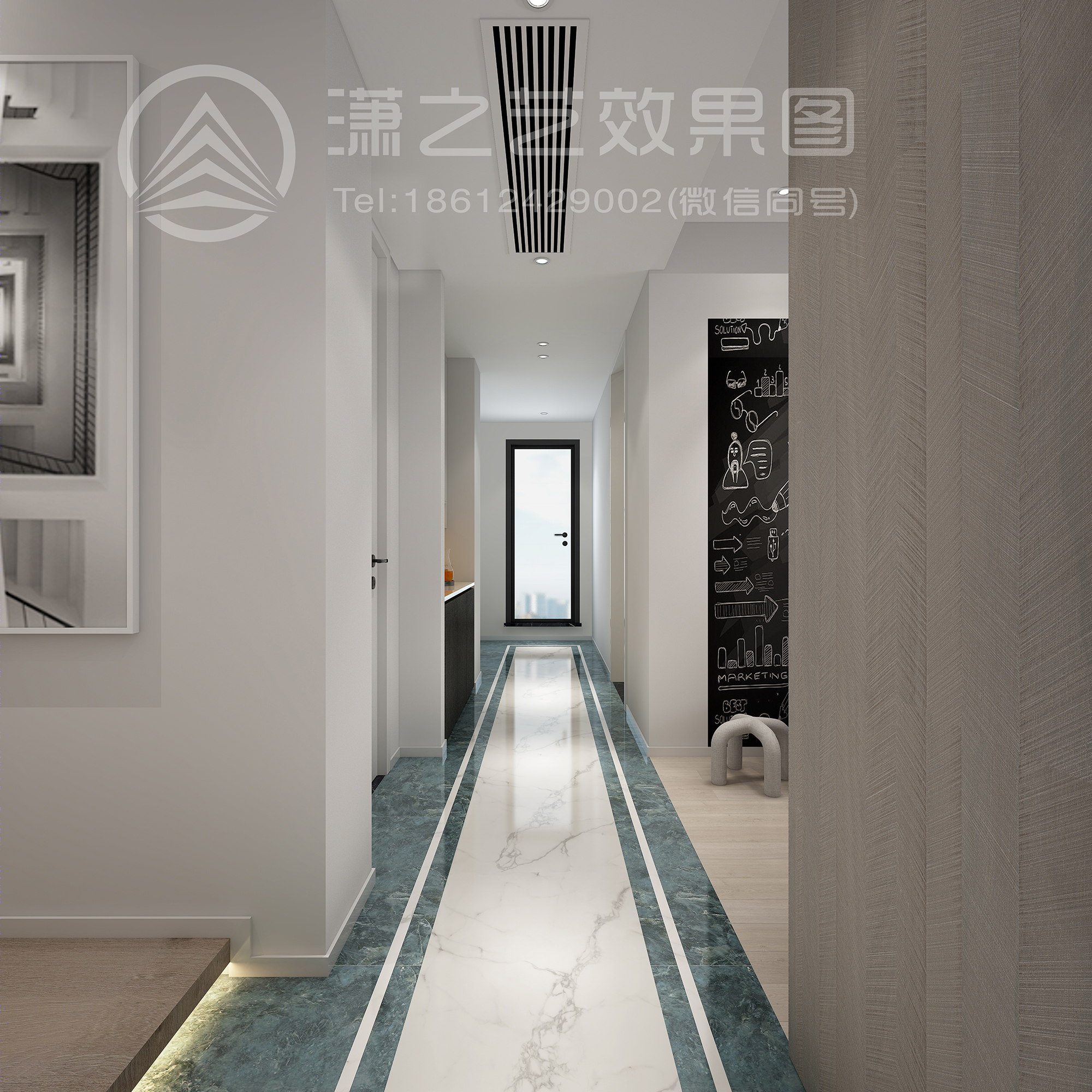 现代极简设计全案欣赏-17