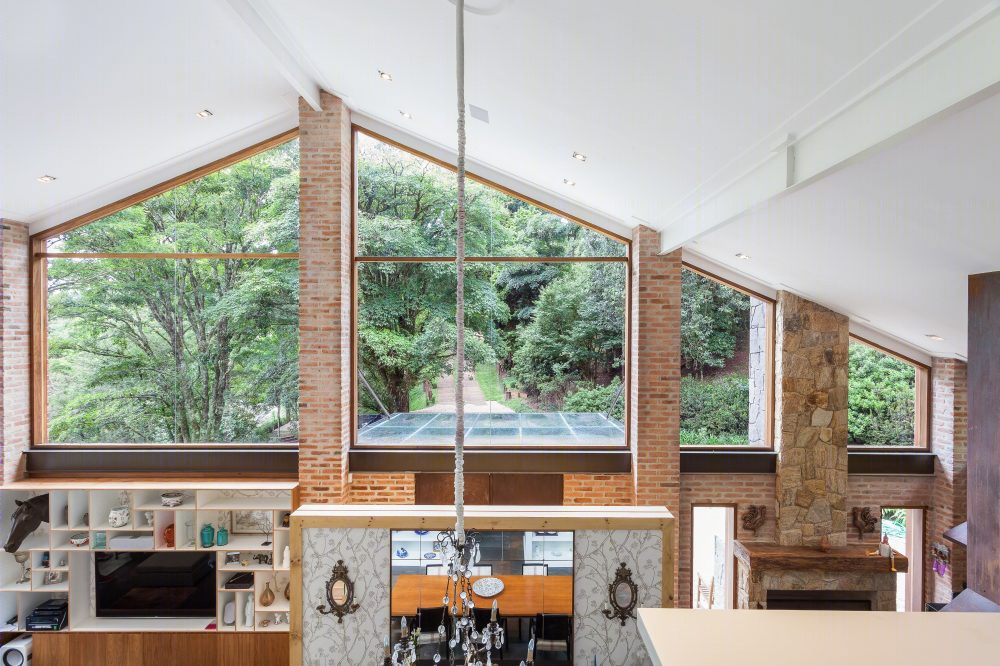 巴西山林间湖景与现代建筑的完美融合-19