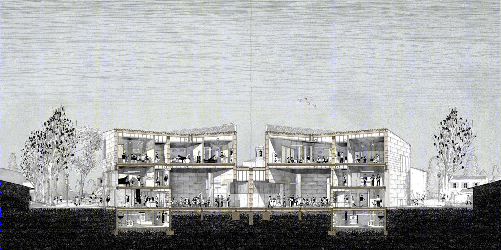 法国 Le Pradet 市历史中心音乐舞蹈学院设计-38
