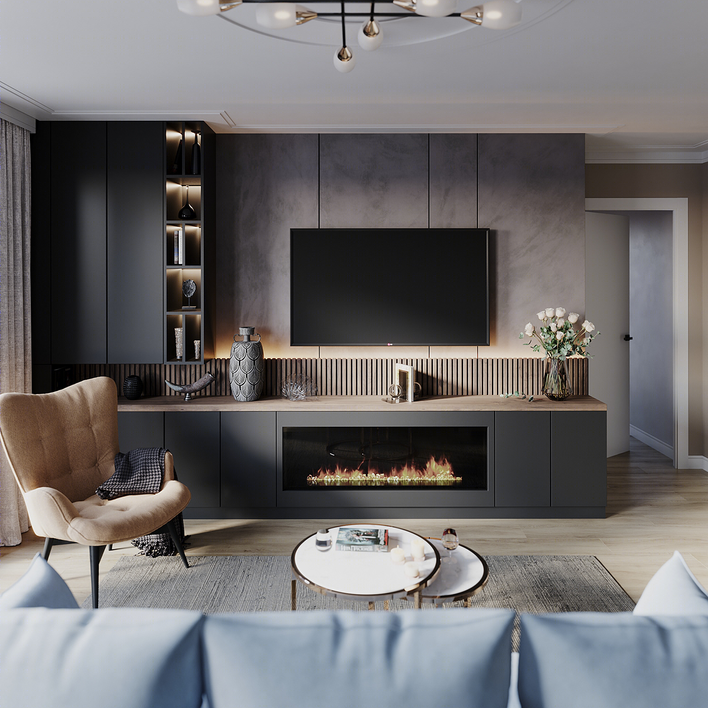 Anastasiya Gushchina丨平层丨Interior design project archviz-2