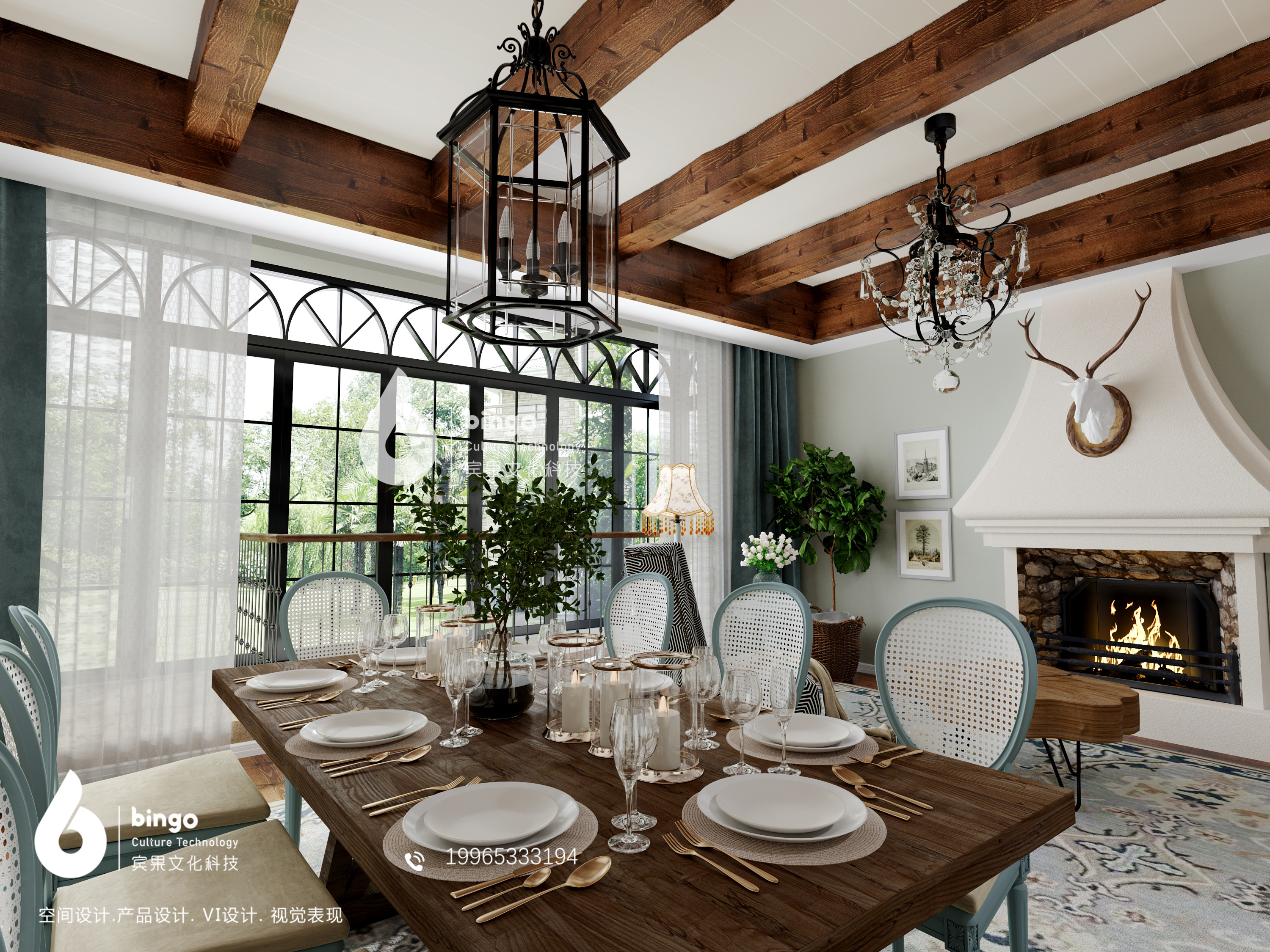 BINGO设计/效果图/美式风格                     -1