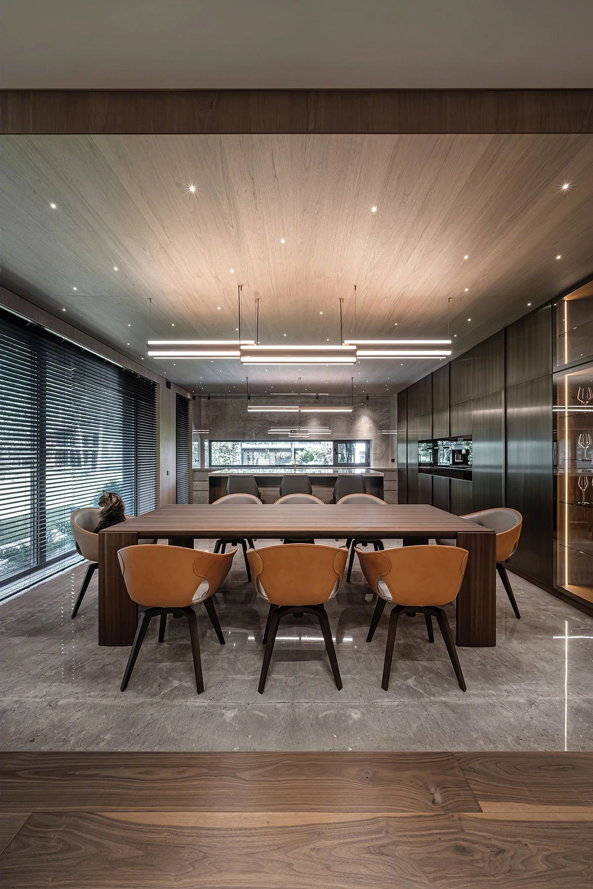 YODEZEEN Architects 打造 450㎡轻奢大宅,高级感十足-11