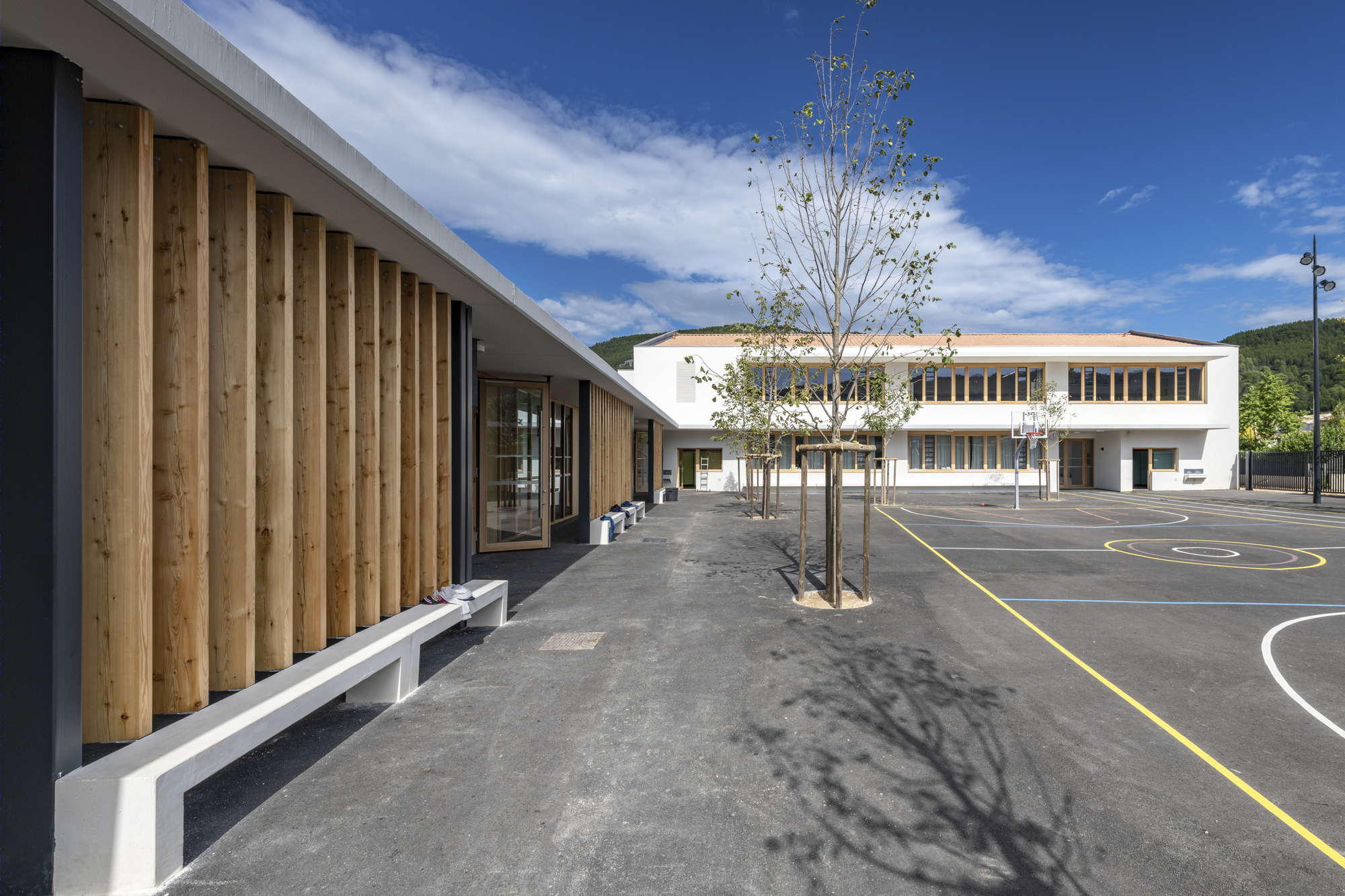 法国 Cuges-les-Pins 的 Molina 学校扩建与翻新-30