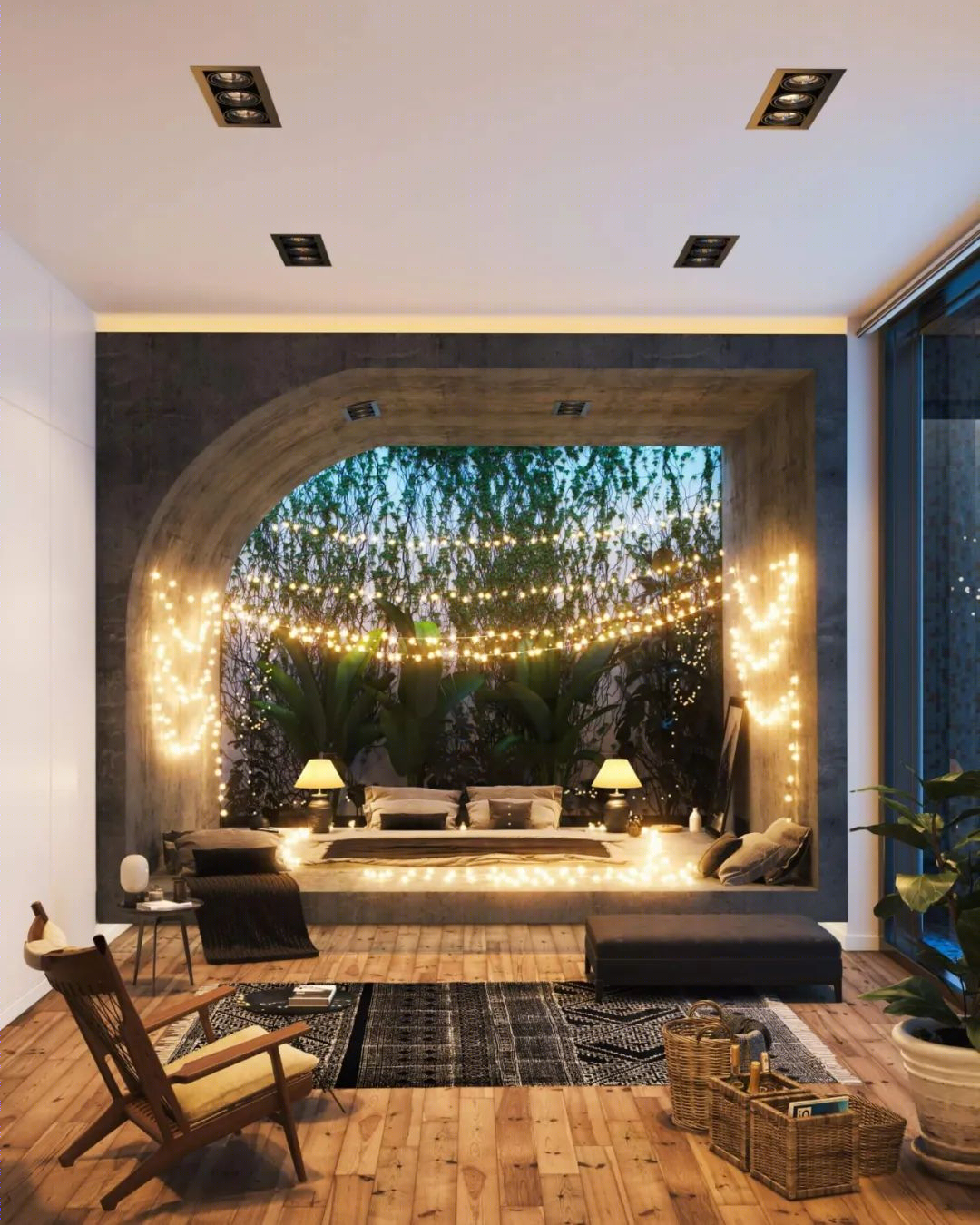 瑞士林地绿色奢华住宅丨伊朗建筑室内设计师 Milad Eshtiguashi-25