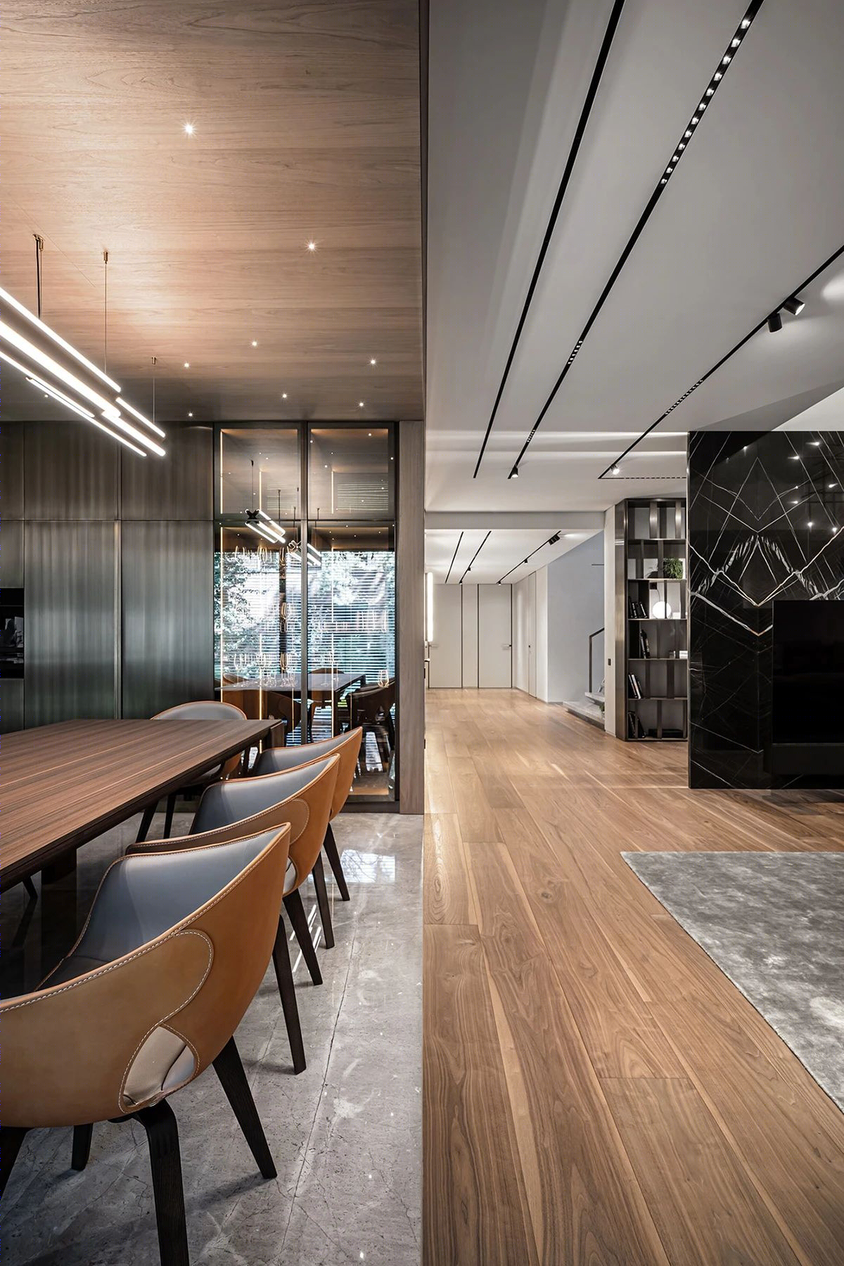 YODEZEEN Architects 打造 450㎡轻奢大宅,高级感十足-16