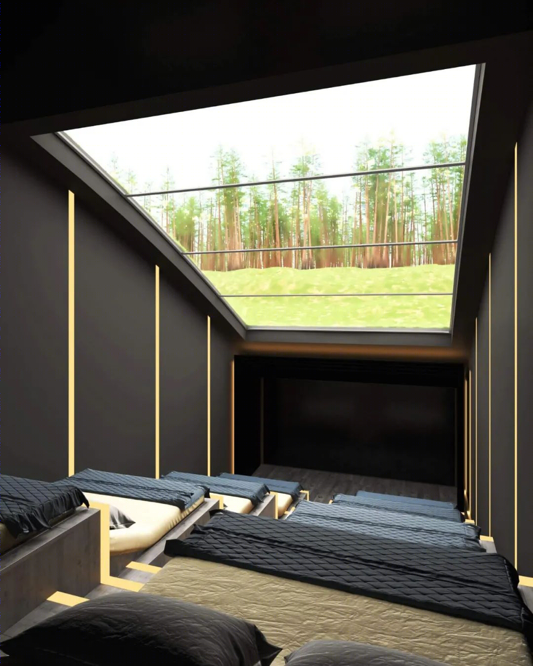 瑞士林地绿色奢华住宅丨伊朗建筑室内设计师 Milad Eshtiguashi-28