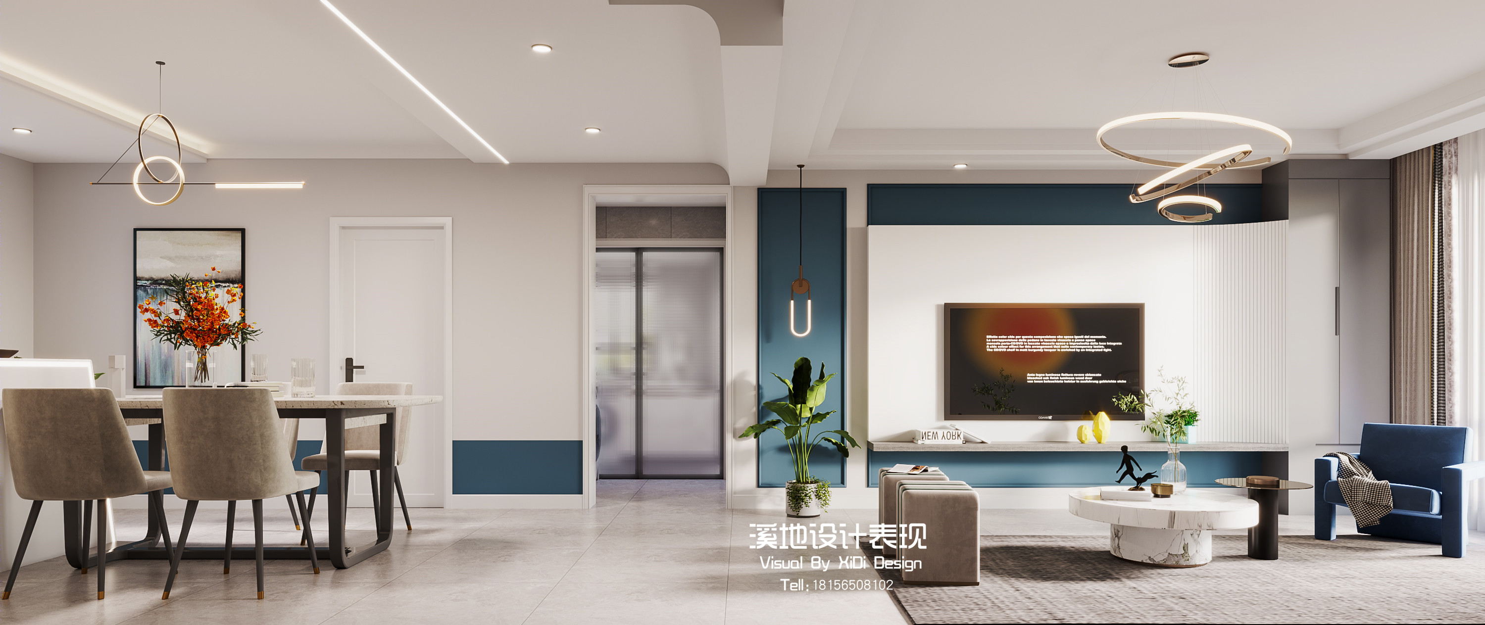 现代轻奢家装案例-7