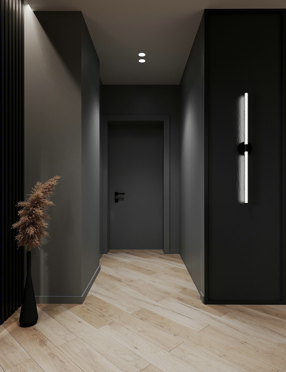 圣彼得堡住宅区的简约公寓-10